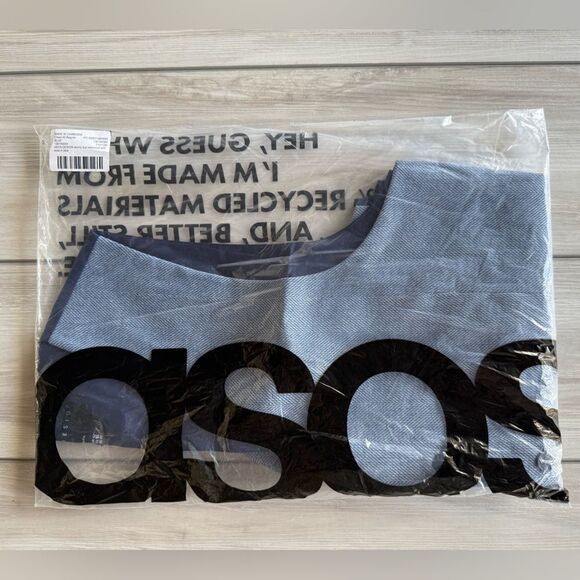 ASOS DESIGN Skinny Suit Vest with Wool  Blue Chest 42 Regular NWT IN PACKAGE - Picture 10 of 10